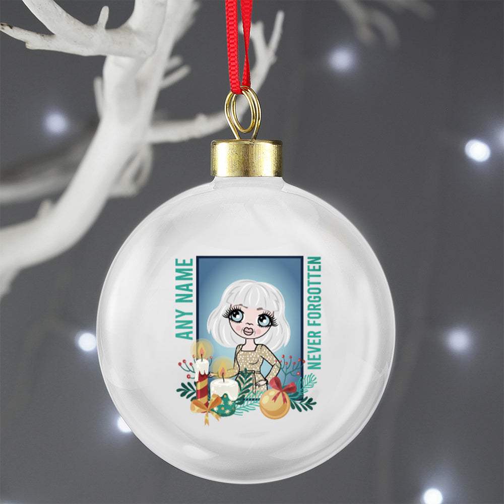 ClaireaBella Never Forgotten Personalised Shatterproof Bauble