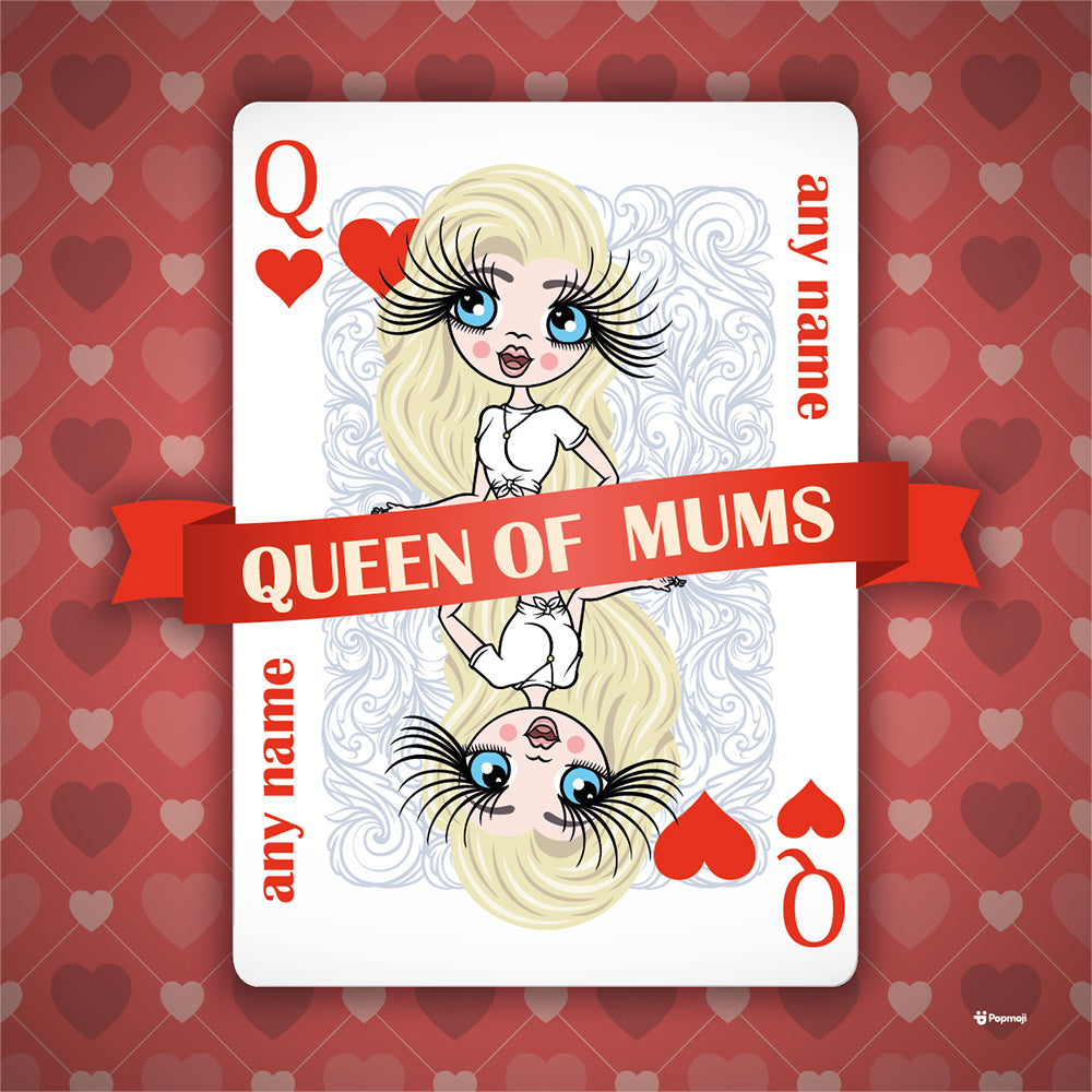 ClaireaBella Queen Of Mums Personalised Framed Print