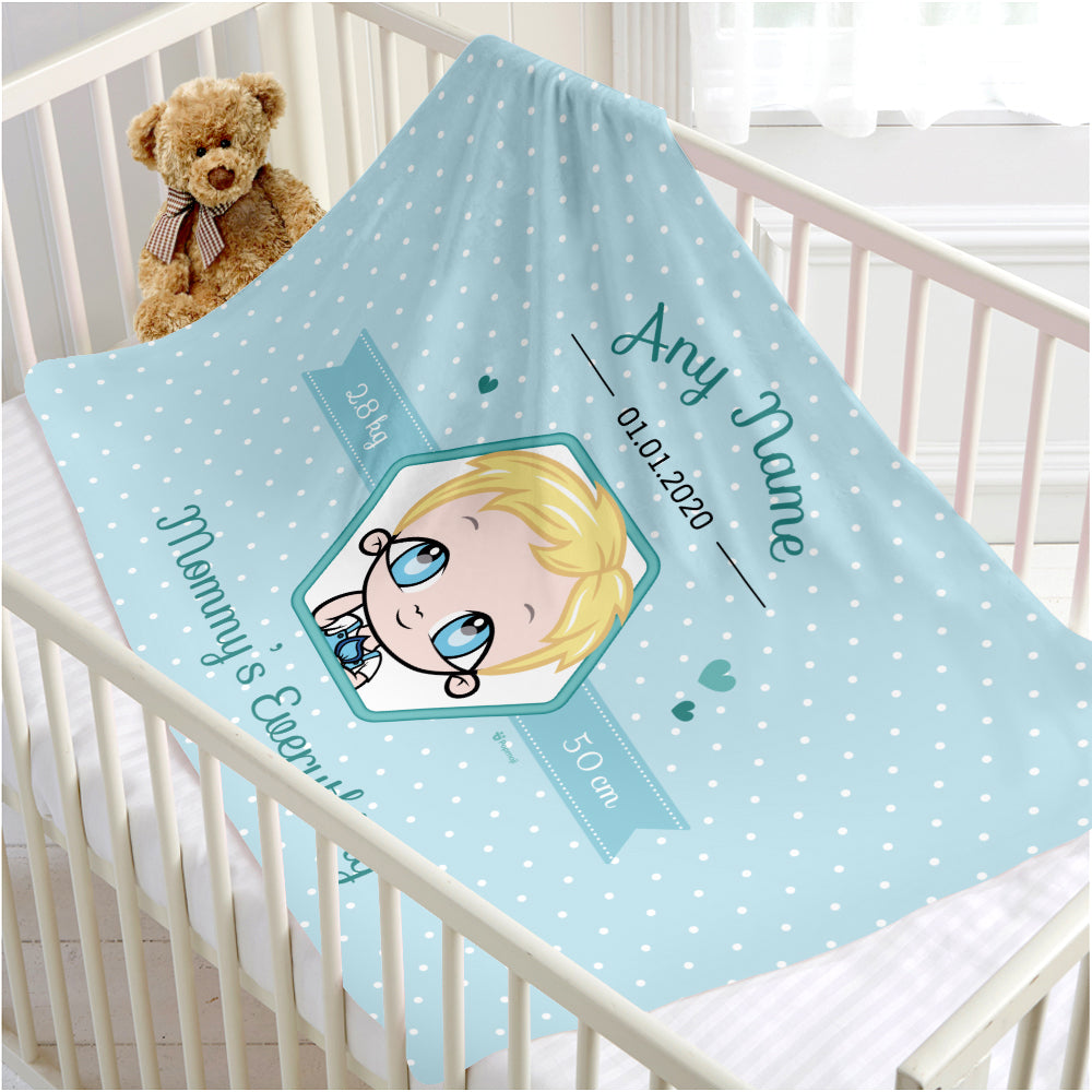 Early Years Blue Mommy's Everything Fleece Blanket