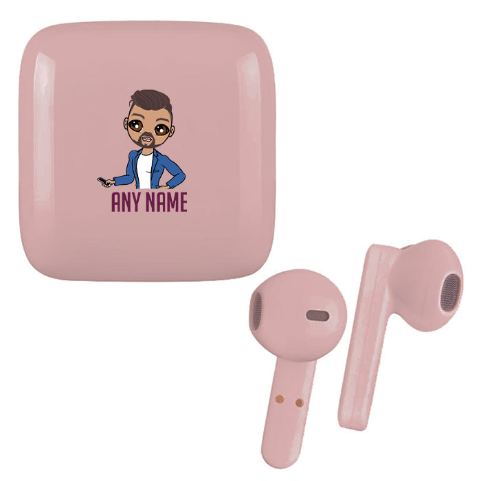 MrCB Limited Edition Pink Wireless Touch Earphones