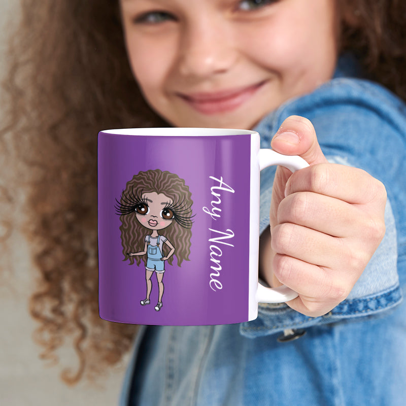 ClaireaBella Girls Purple Mug