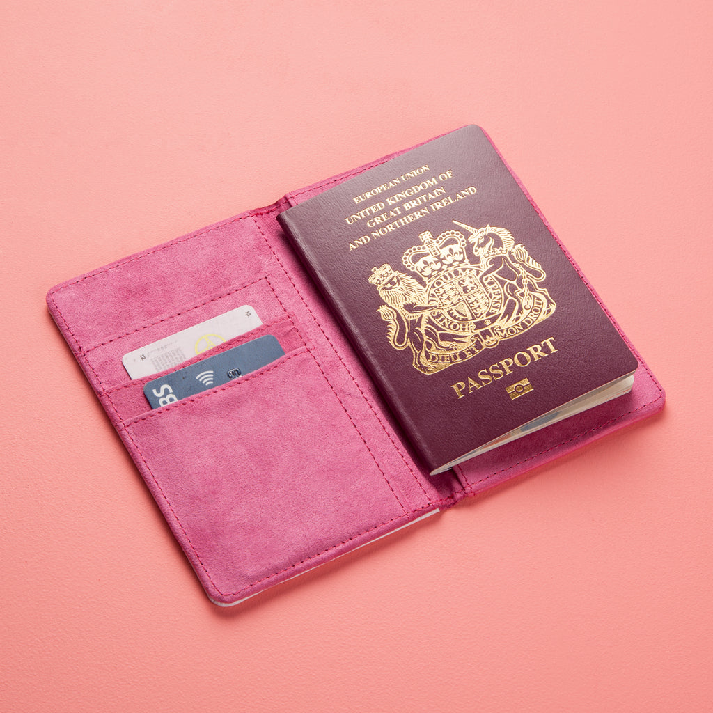 MrCB White Passport Cover