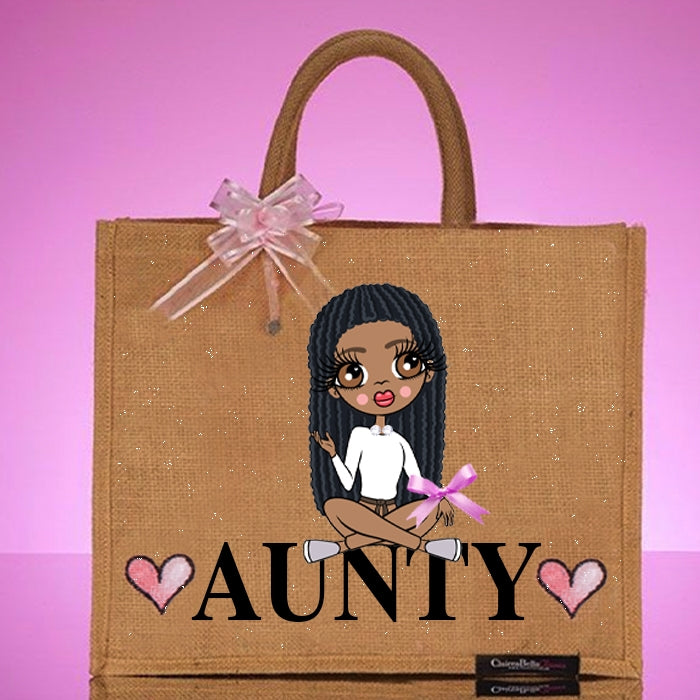 ClaireaBella Aunty Relaxed Large Jute Bag - Image 1