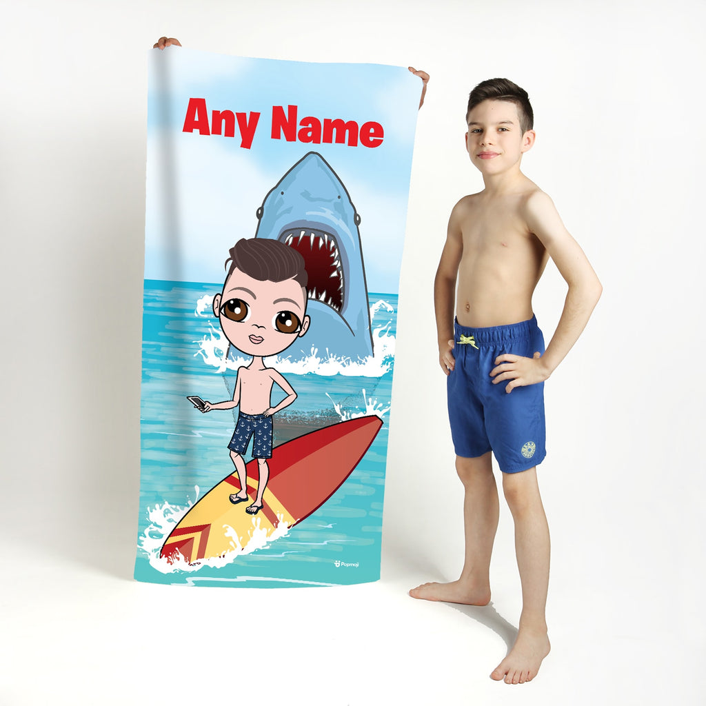 Jnr Boys Shark Attack Beach Towel
