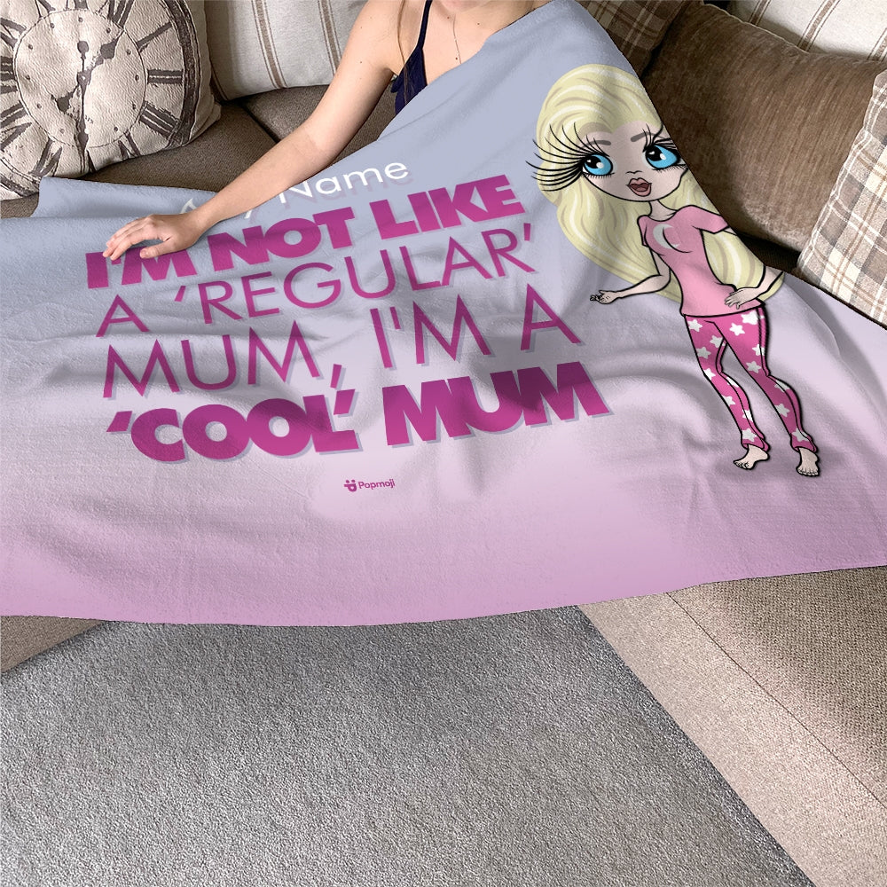 ClaireaBella Personalised Cool Mum Fleece Blanket - Image 2