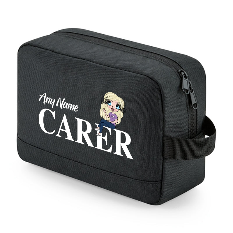 ClaireaBella Personalised Lounging Carer Toiletry Bag - Image 1