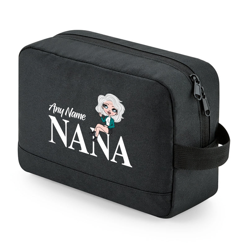 ClaireaBella Personalised Lounging Nana Toiletry Bag - Image 1