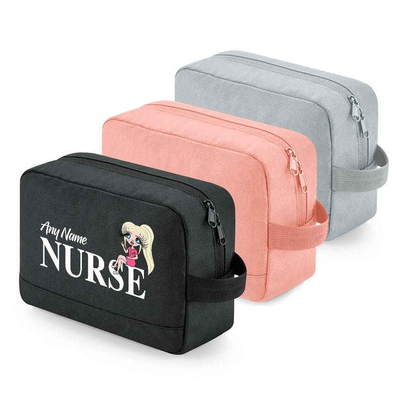 ClaireaBella Personalised Lounging Nurse Toiletry Bag - Image 5