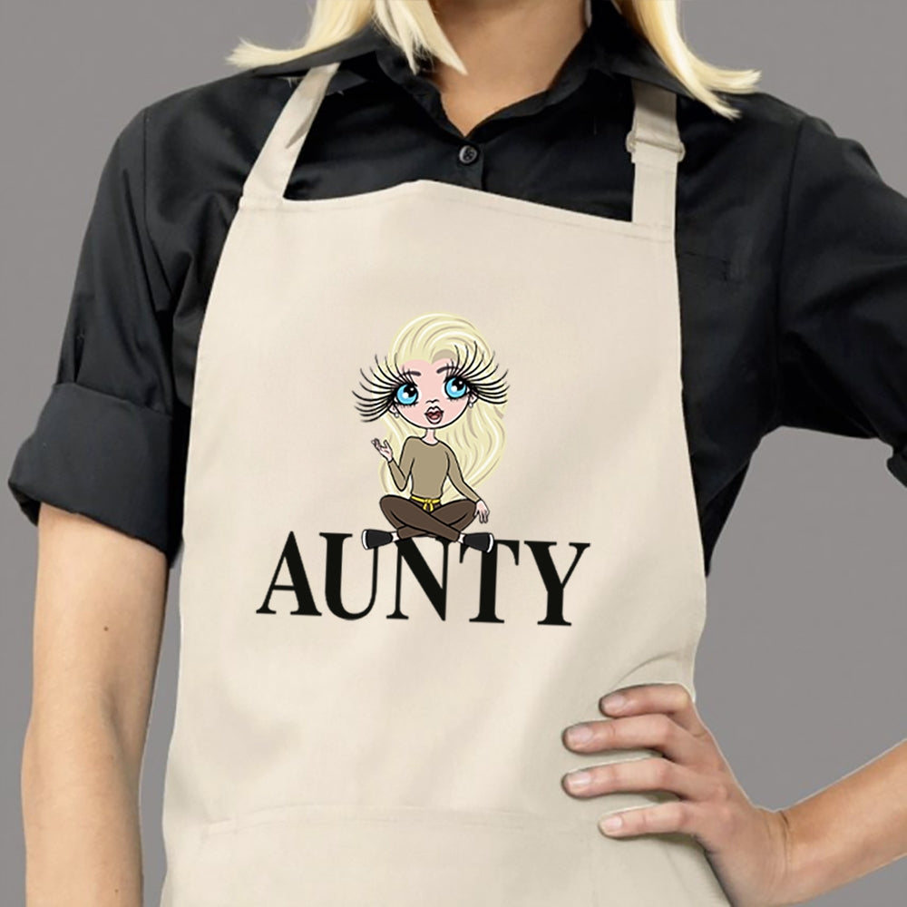 ClaireaBella Personalised Relaxed Aunty Apron - Image 1