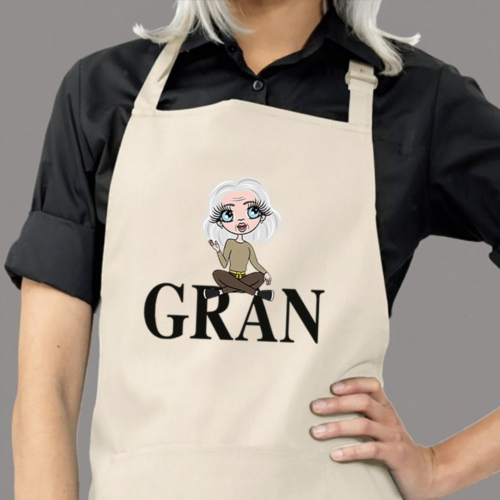 ClaireaBella Personalised Relaxed Gran Apron - Image 3
