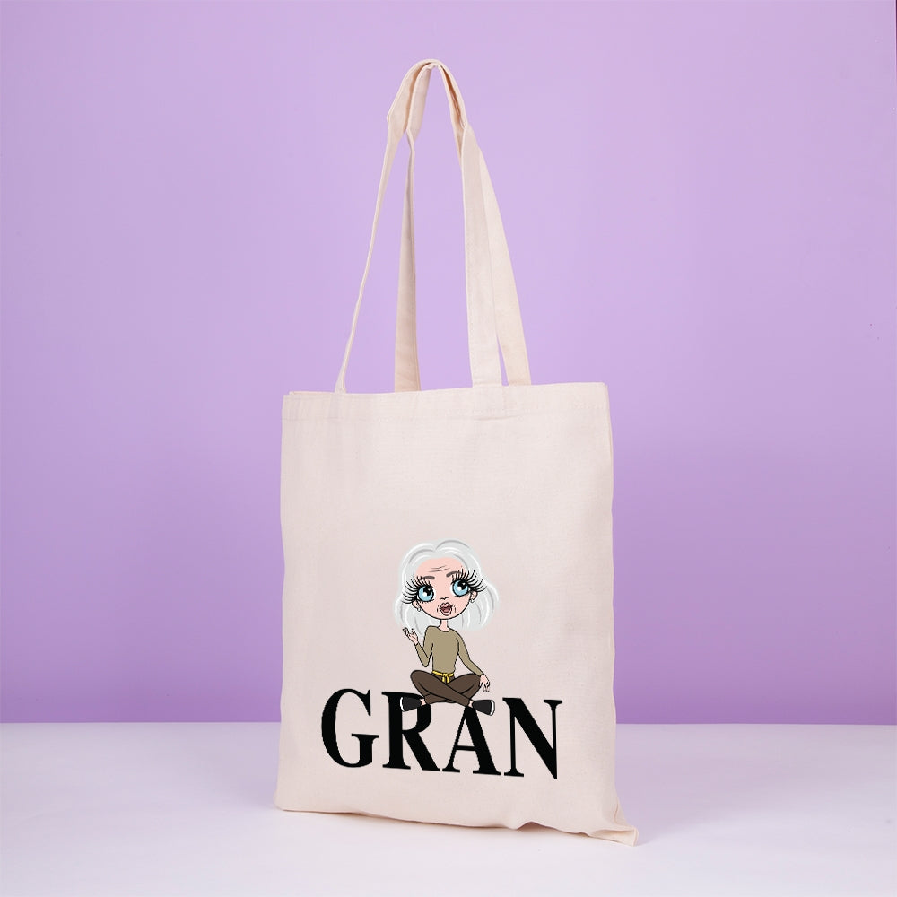 ClaireaBella Personalised Relaxed Gran Canvas Bag - Image 2