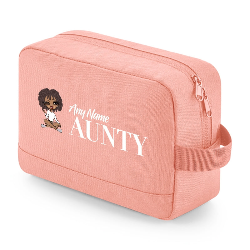 ClaireaBella Personalised Relaxed Aunty Toiletry Bag - Image 1
