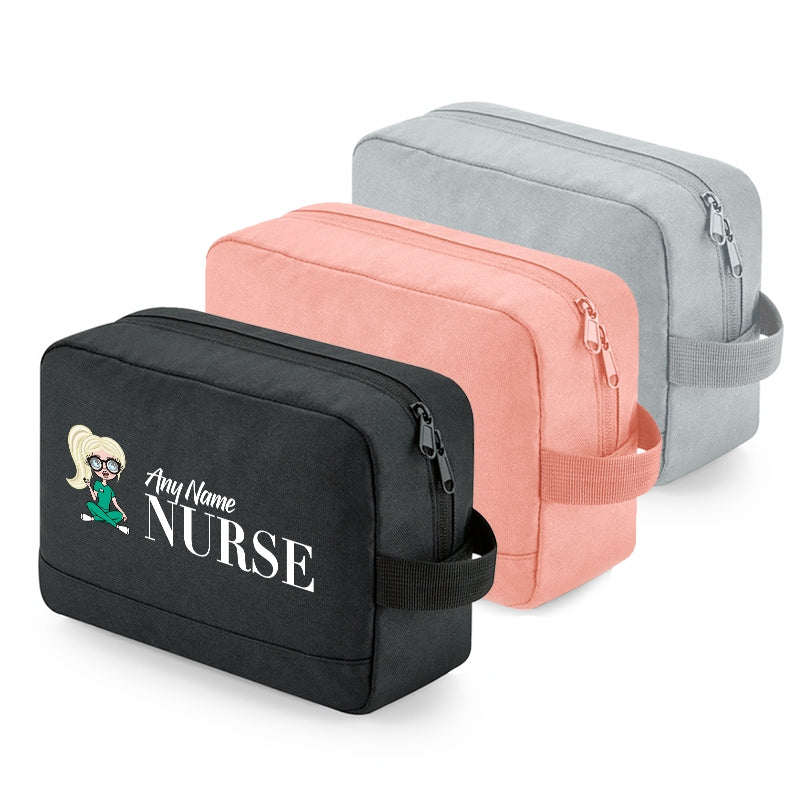 ClaireaBella Personalised Relaxed Nurse Toiletry Bag - Image 5