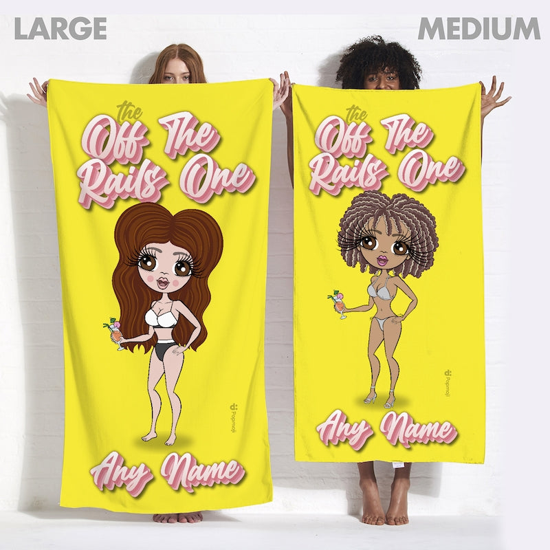 ClaireaBella Personalised The Off The Rails One Girls Trip Beach Towel - Image 5