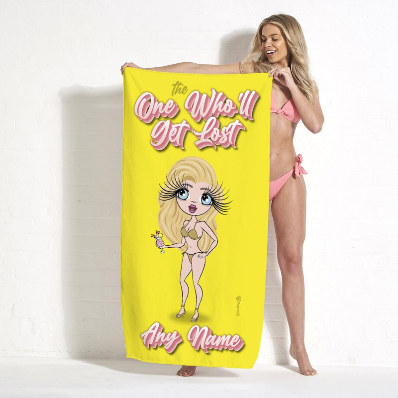 ClaireaBella Personalised The Lost One Girls Trip Beach Towel - Image 6