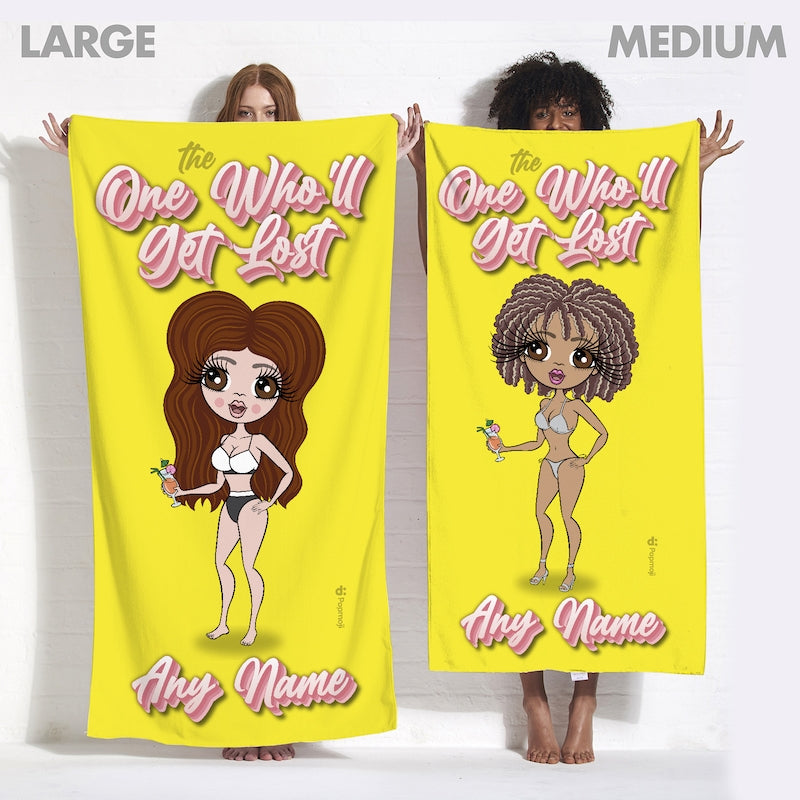 ClaireaBella Personalised The Lost One Girls Trip Beach Towel - Image 4