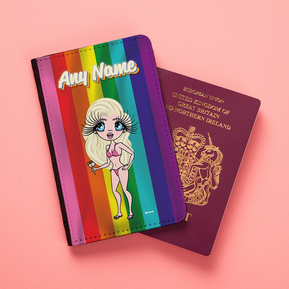 ClaireaBella Pride Flag Passport Cover - Image 1