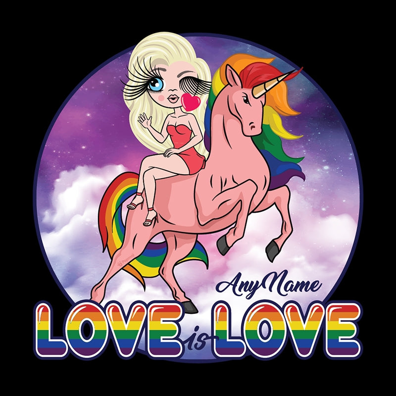 ClaireaBella Unicorn Love Is Love Travel Bag - Image 3