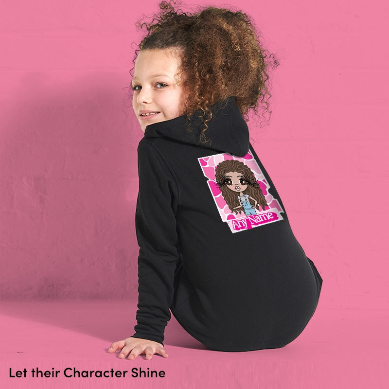 ClaireaBella Girls Personalised Pink Stone Wall Onesie - Image 2