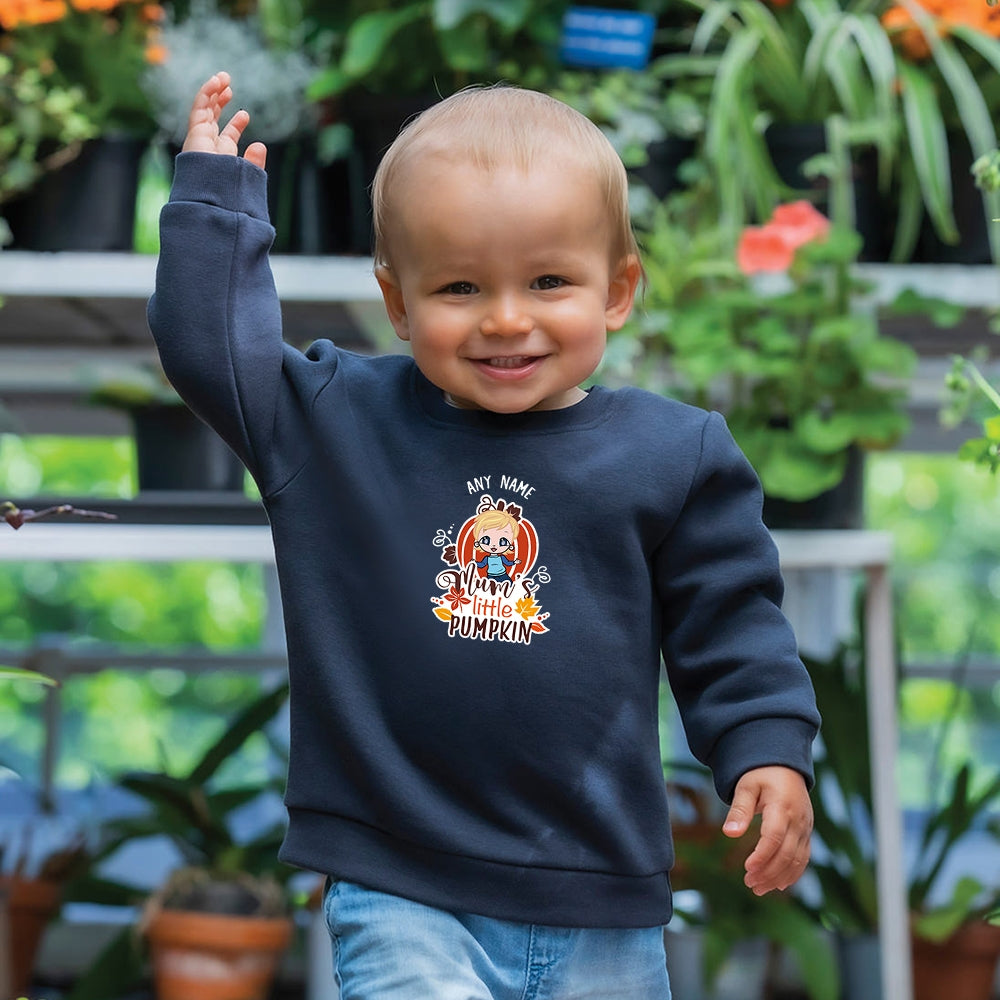 Early Years Boys Personalised Mum's Little Pumpkin Sweatshirt - Image 3