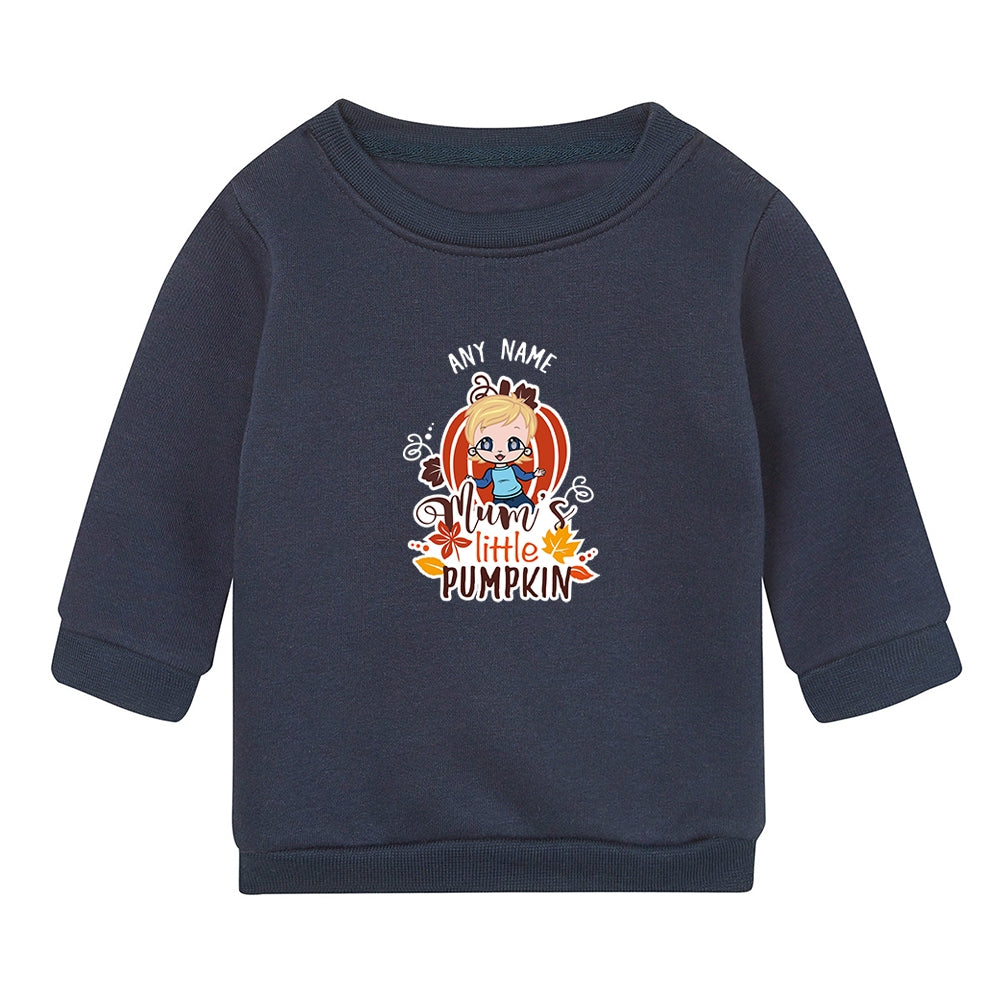 Early Years Boys Personalised Mum's Little Pumpkin Sweatshirt - Image 2