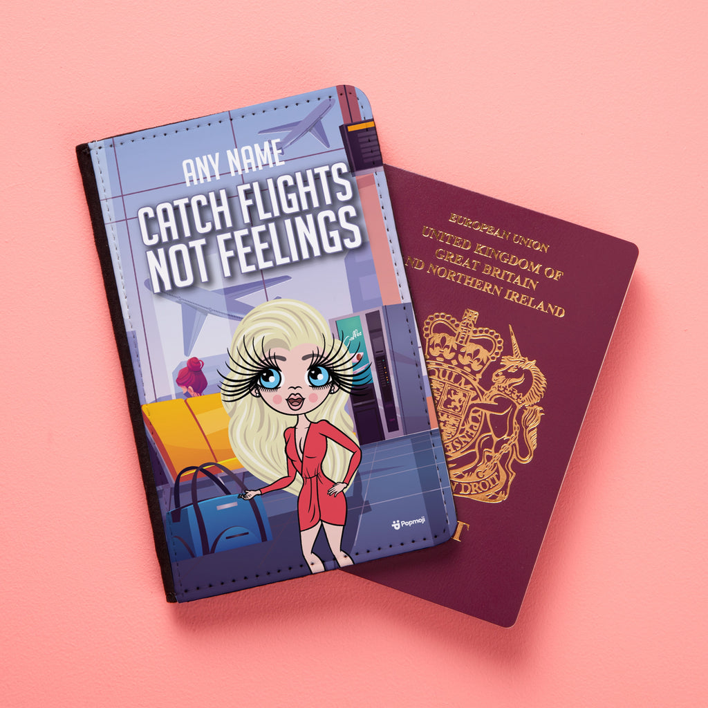 ClaireaBella Catch Flights Not Feelings Passport Cover