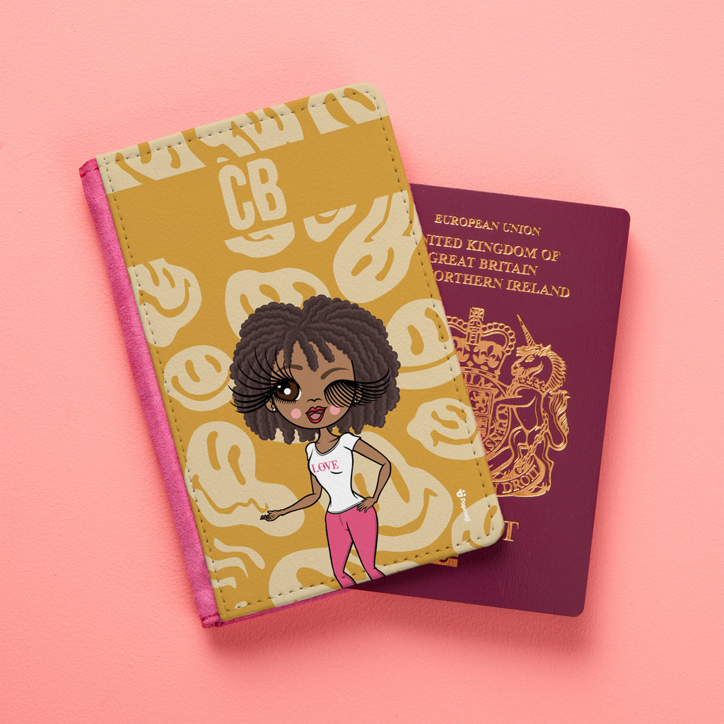 ClaireaBella Personalised Repeat Smile Passport Cover