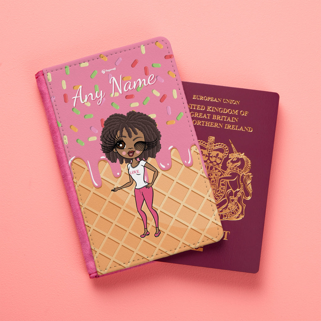 ClaireaBella Ice Cream Passport Cover