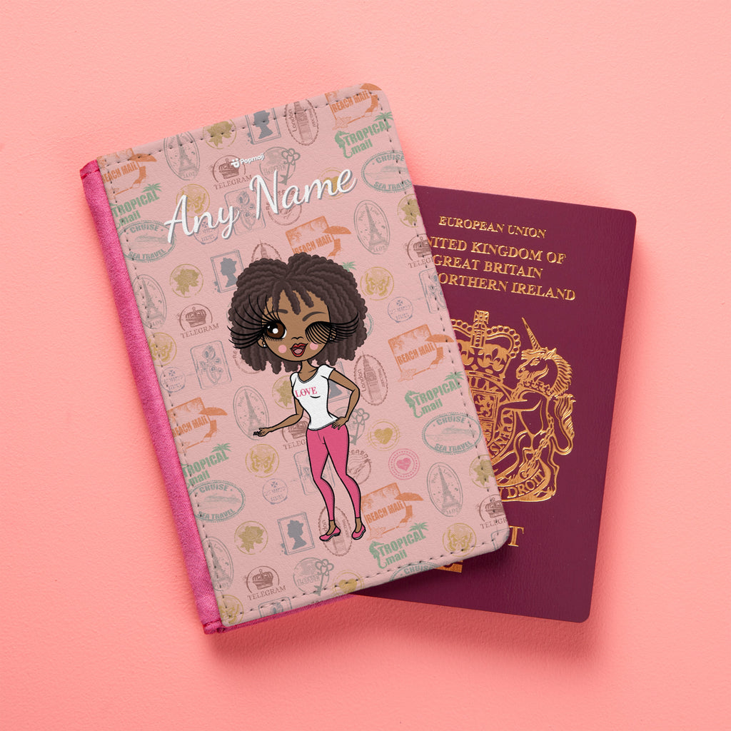 ClaireaBella Travel Stamp Passport Cover
