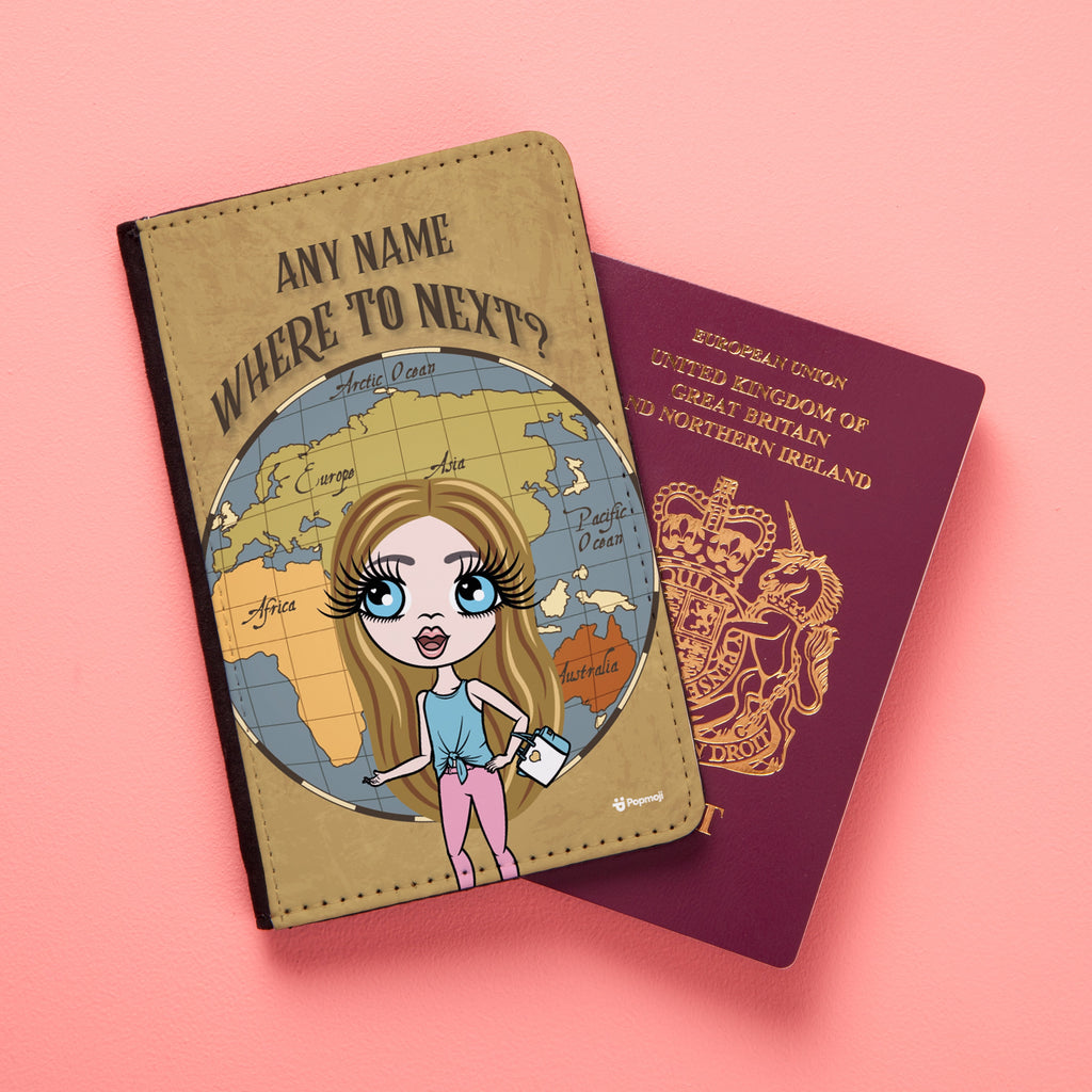 ClaireaBella Girls Where To Next Passport Cover