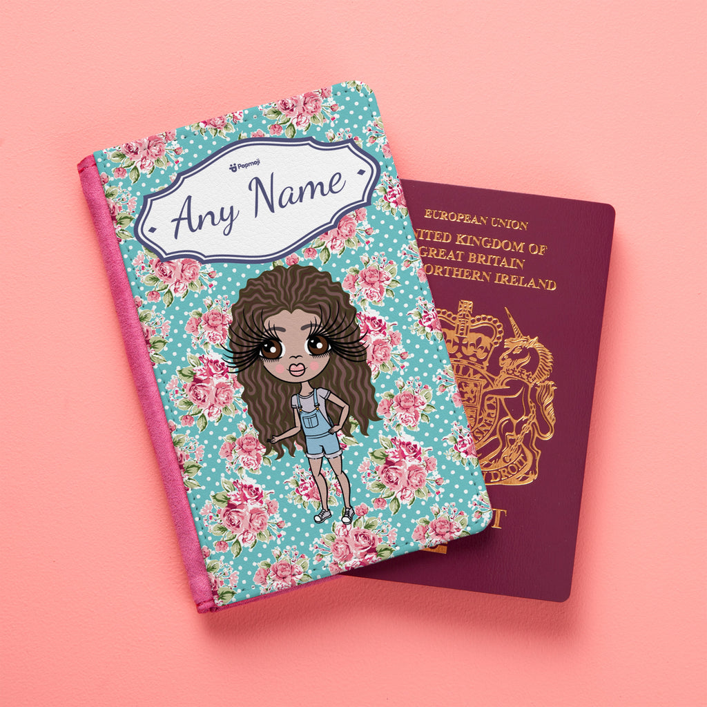 ClaireaBella Girls Rose Passport Cover