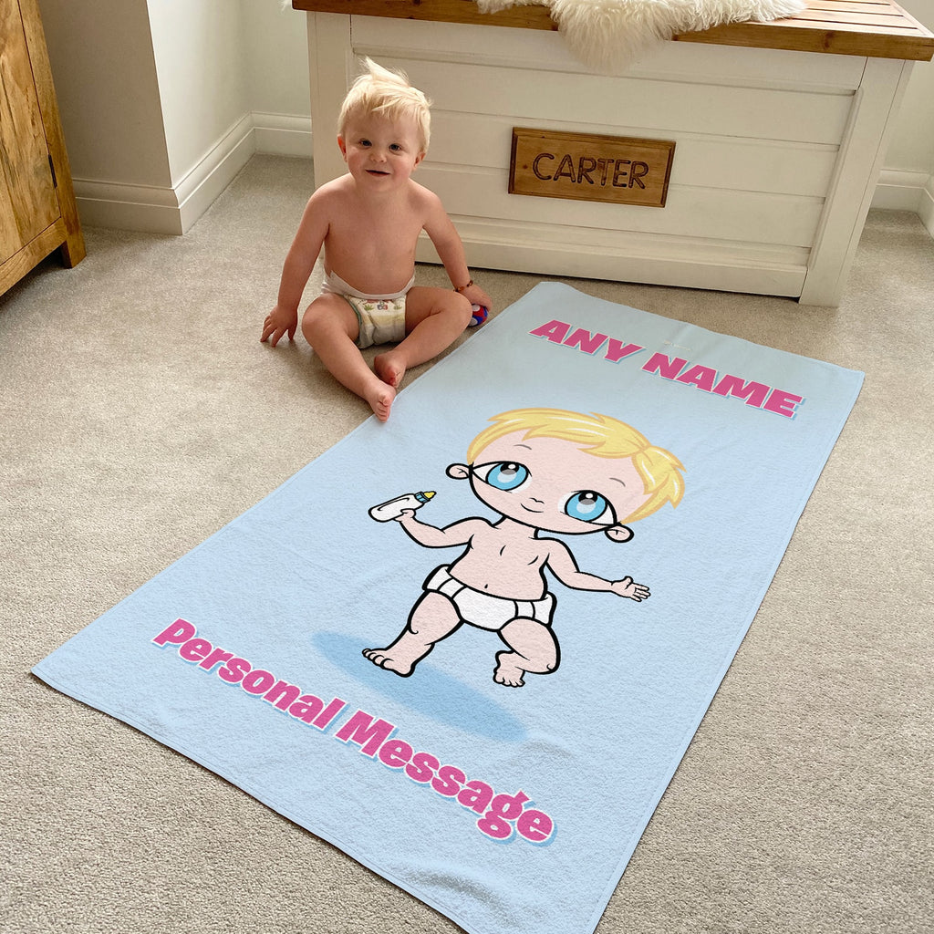 Early Years Baby Blue Beach Towel