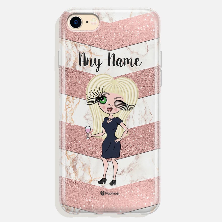 ClaireaBella Personalised Geo Phone Case