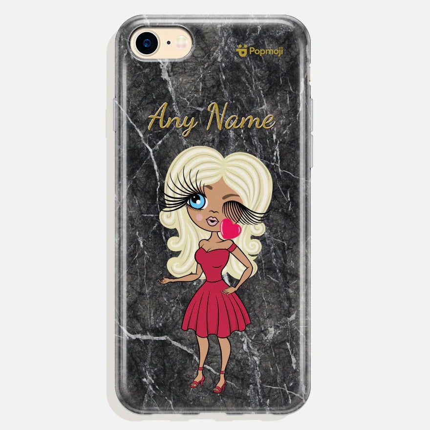 ClaireaBella Personalised Marble Effect Phone Case