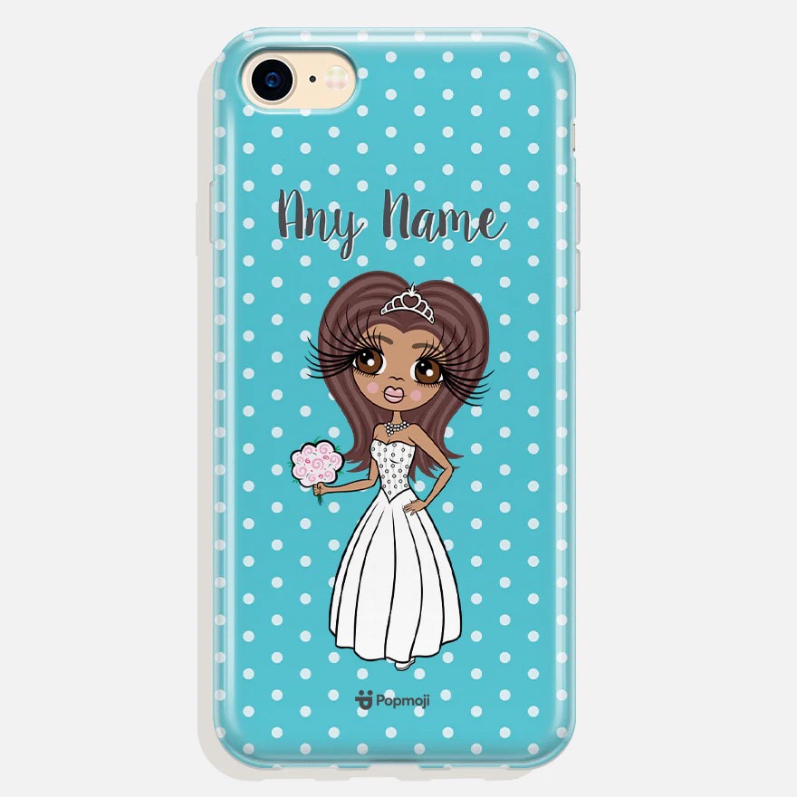 ClaireaBella Personalised Polka Dot Phone Case