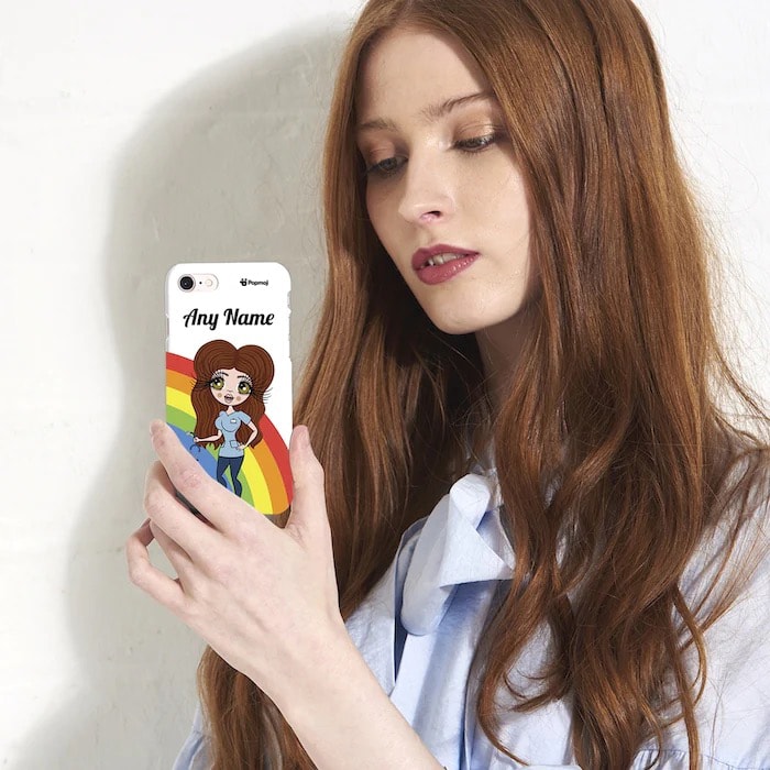 ClaireaBella Personalised Rainbow Phone Case