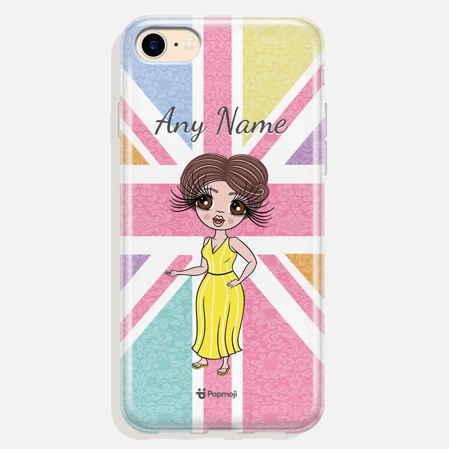 ClaireaBella Personalised Union Jack Phone Case