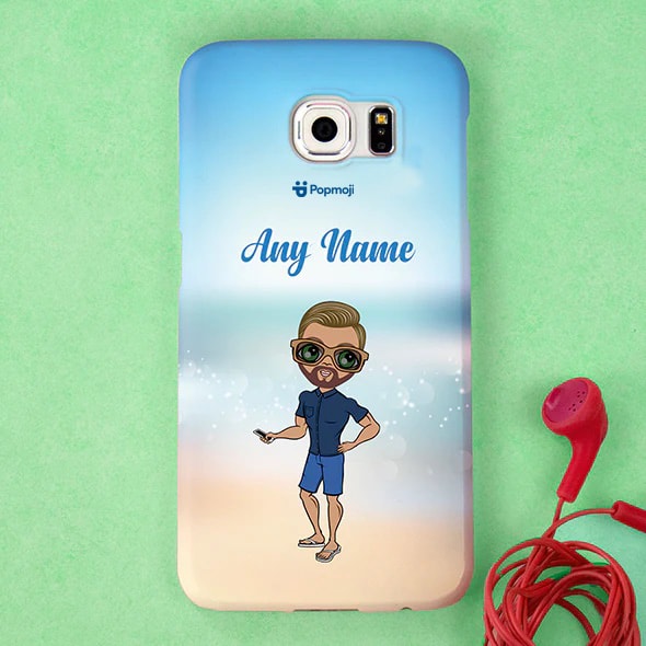 MrCB Beach Colours Personalised Phone Case