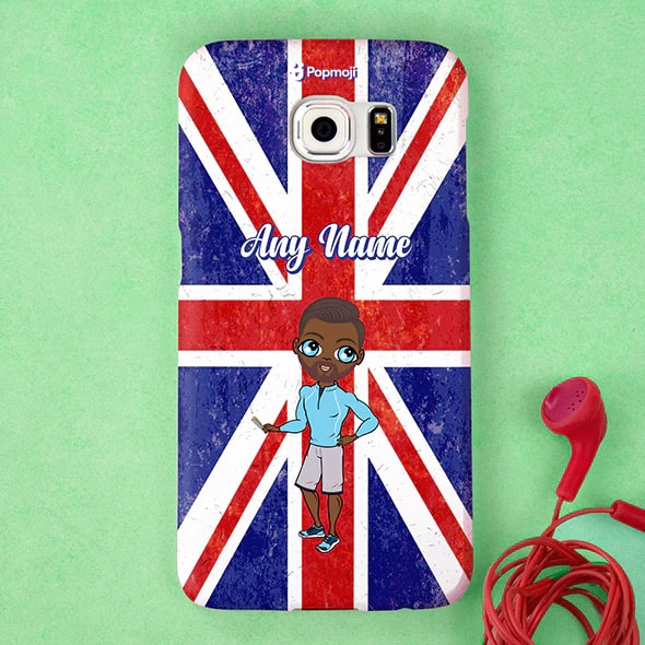 ClaireaBella Personalised Union Jack Phone Case