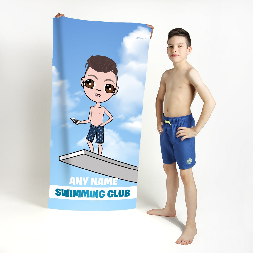 Jnr Boys Diving Board Swimming Towel