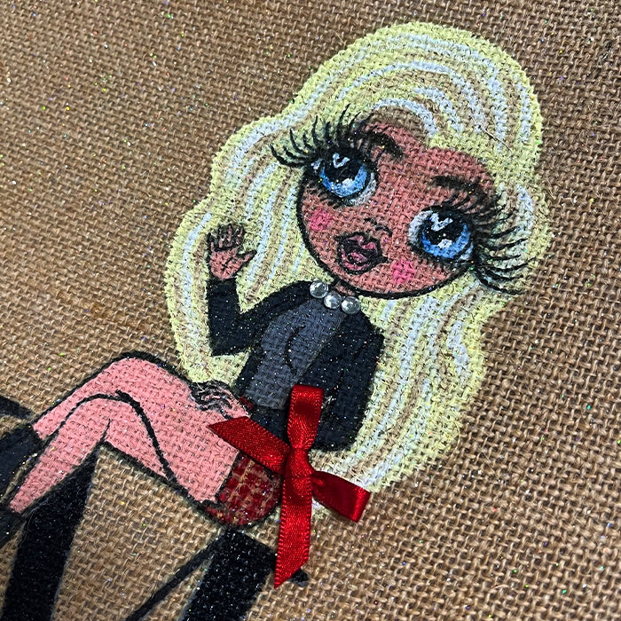 ClaireaBella Love Lounging Large Jute Bag - Image 3