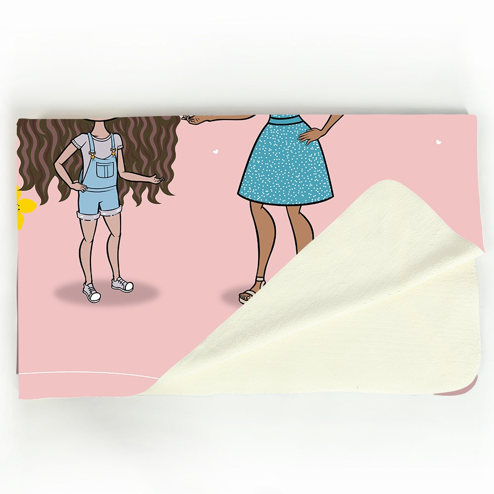 Multi Character Personalised Forever My Friend Adult And Child Fleece