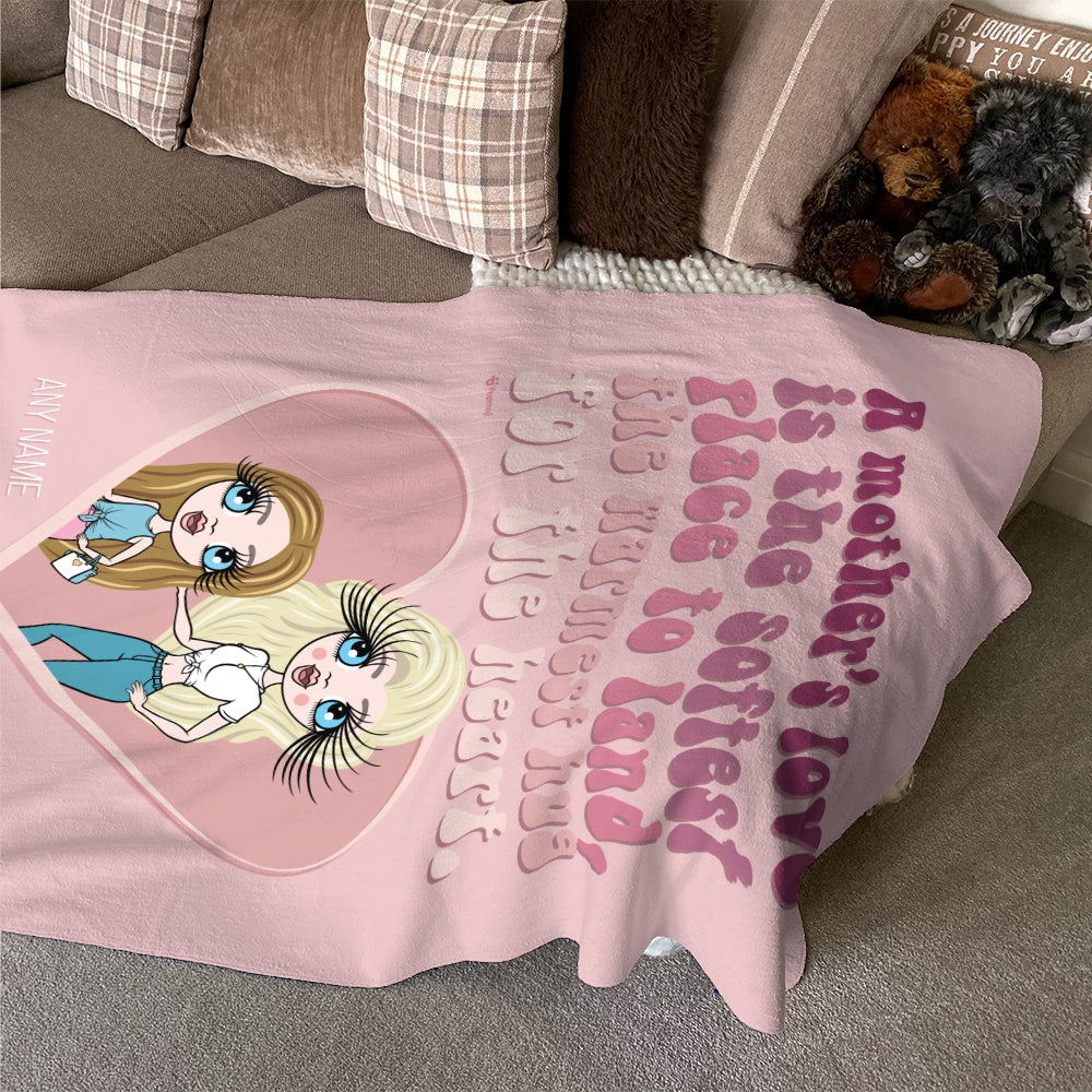 Multi Character Softest Place To Land Adult and Child Fleece Blanket - Image 5