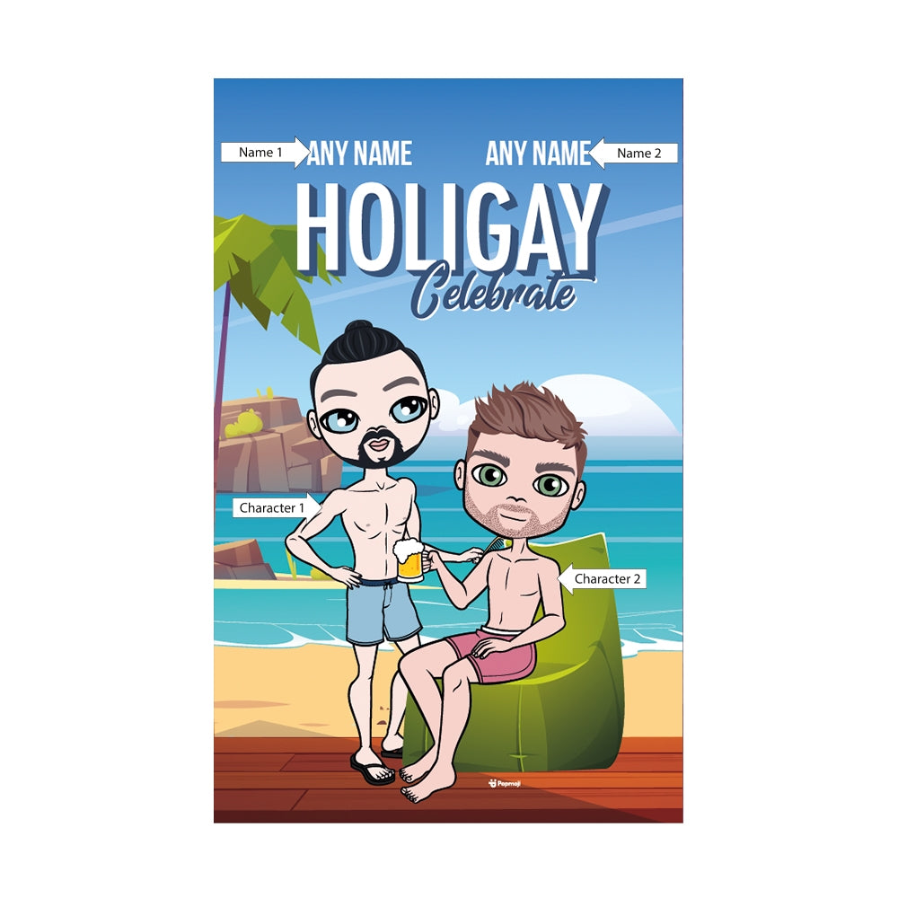 Multi Character Couples Holigay Passport Cover - Image 2