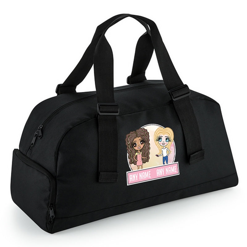 Multi Character Personalised Premium Travel Bag - 2 Girls - Image 2