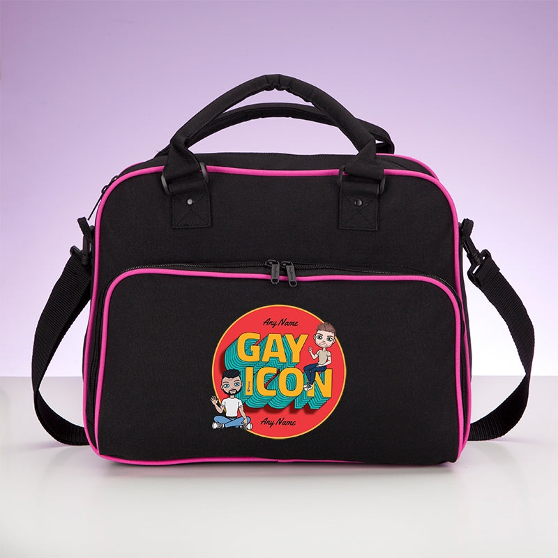 Multi Character Couples Gay Icon Travel Bag - Image 2