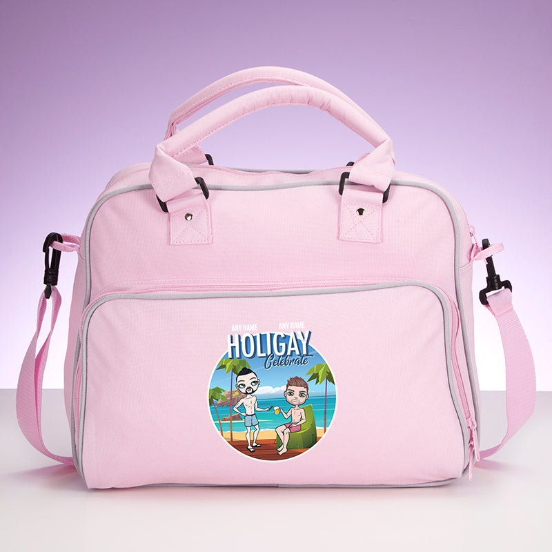 Multi Character Couples Holigay Travel Bag - Image 3