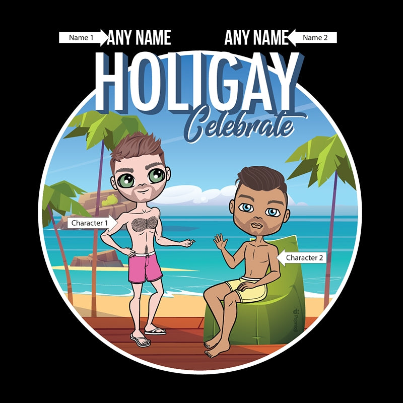 Multi Character Couples Holigay Travel Bag - Image 5