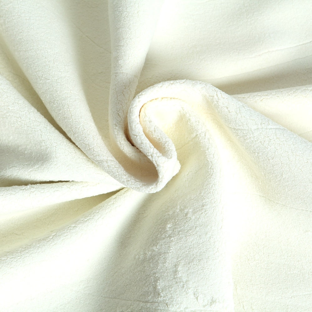 ClaireaBella Silver Glitter Effect Fleece Blanket