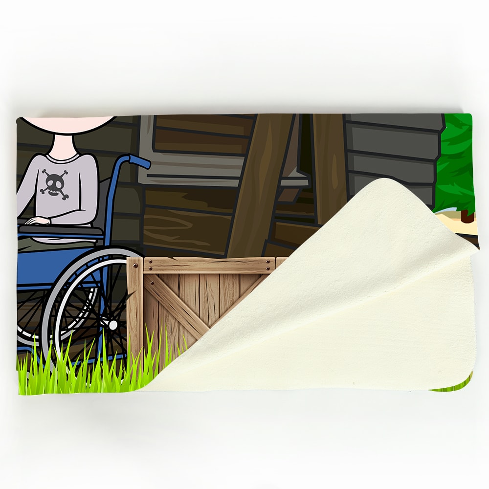 Jnr Boys Gaming Pro Wheelchair Fleece Blanket